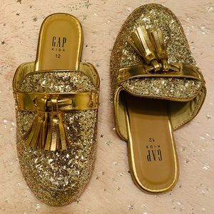 Gap Kids Glitter Mule Shoes